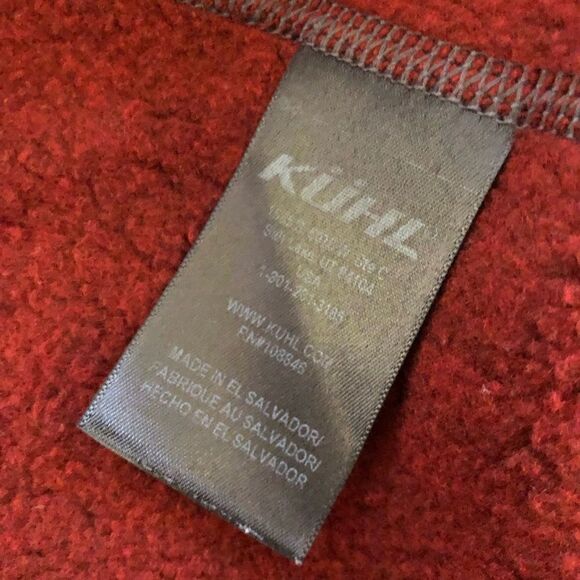 Kuhl Revel 1/4 Zip Sweater Mole/Charcoal Men's SIZE MED - Picture 8 of 11